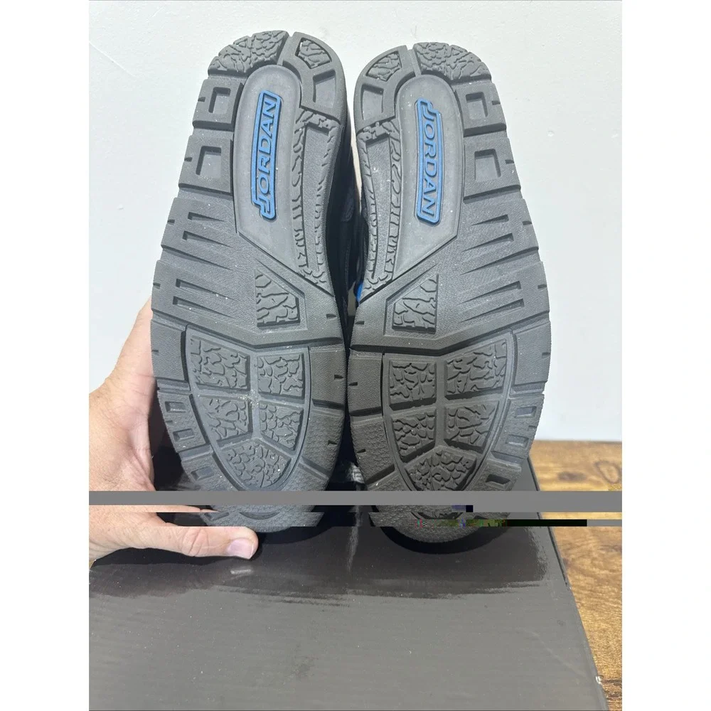 Jordan Flight 45 TRK Gray/Black City Grey Men Hi-Top Sneakers 467927-005 Sz 9.5